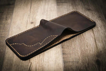 Load image into Gallery viewer, Western Bifold Wallet - Walnut Brown