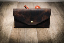 Load image into Gallery viewer, Badge Clutch Wallet - Walnut