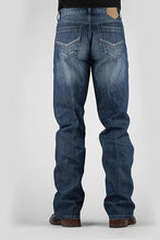 Load image into Gallery viewer, Tin Haul Regular Joe with Grey V Stitch (Dark Wash) - Men's Bootcut Jeans