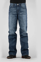 Load image into Gallery viewer, Tin Haul Regular Joe with Grey V Stitch (Dark Wash) - Men's Bootcut Jeans