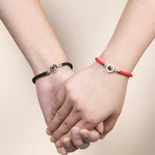 Load image into Gallery viewer, 100 Languages I Love You Couple Bracelets Braided Rope Bracelet Bangle Bracelet Languages Couple Bracelets For Boyfriend And Girlfriend Matching Love Bracelets For Couples I love You Gifts For Him And Her