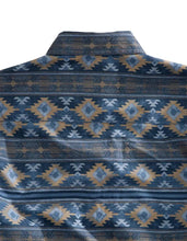 Load image into Gallery viewer, Tin Haul Indigo Aztec Long Sleeve (Grey) - Men's Western Shirt
