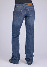 Load image into Gallery viewer, Tin Haul 280 Rosie Fit Flap Pockets (Medium Wash) - Women's Bootcut Jeans