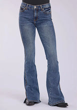 Load image into Gallery viewer, Tin Haul 595 Libby Fit Slit ( Denim Medium Wash )- Women's Jeans