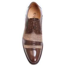Load image into Gallery viewer, Yuma Leather Textile Derby Style Dress Shoes