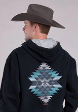 Load image into Gallery viewer, Tin Haul Serape Anvil (Black) - Men's Hoodie Sweatshirt