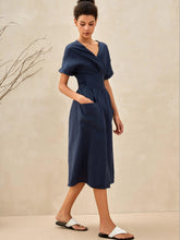 Load image into Gallery viewer, 100% Linen Kimono Dress CELESTE