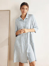 Load image into Gallery viewer, 100% Linen Shirt Dress MADISON