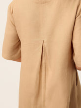 Load image into Gallery viewer, 100% Linen Side-Gathered Bow Maxi Dress ESMERALDA