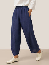 Load image into Gallery viewer, 100% Linen Classic Ankle Pants ZOE