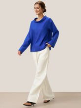Load image into Gallery viewer, 100% Linen Draped Neck Top HOLLIS