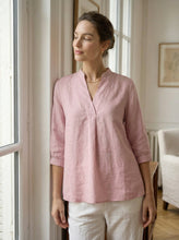 Load image into Gallery viewer, 100% Linen Dress Shirt JOANNA