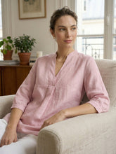 Load image into Gallery viewer, 100% Linen Dress Shirt JOANNA