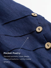 Load image into Gallery viewer, 100% Linen Elastic Waistband Capri Pants ANNA