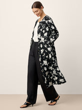 Load image into Gallery viewer, 100% Linen Floral Printed Gathered Maxi Dress ELODIE