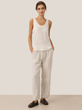 Load image into Gallery viewer, 100% Linen Sketch Stripe Suit Set ELOISE