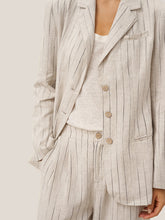 Load image into Gallery viewer, 100% Linen Sketch Stripe Suit Set ELOISE