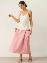 Load image into Gallery viewer, 100% Linen Beaded Hem Camisole Bree