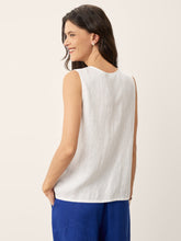 Load image into Gallery viewer, 100% Linen Buttons Down Tank Top ERIN