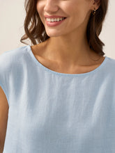 Load image into Gallery viewer, 100% Linen Cap Sleeve Washed Maxi Dress JOAN
