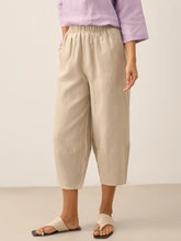 Load image into Gallery viewer, 100% Linen Crop Pants RORY
