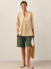 Load image into Gallery viewer, 100% Linen Dress Shirt JOANNA