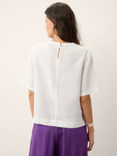 Load image into Gallery viewer, 100% Linen Drop Shoulder Boxy Top REGINA