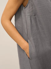 Load image into Gallery viewer, 100% Linen Sleeveless Dress SIENNA