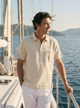 Load image into Gallery viewer, 100% Linen Polo-Collar Short-Sleeve Shirt FREDERICK