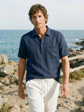 Load image into Gallery viewer, 100% Linen Polo-Collar Short-Sleeve Shirt FREDERICK