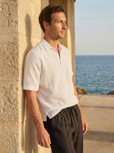 Load image into Gallery viewer, 100% Linen Polo-Collar Short-Sleeve Shirt FREDERICK