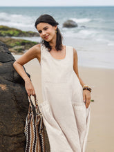 Load image into Gallery viewer, 100% Linen Swing Beach Tank Dress GIANA