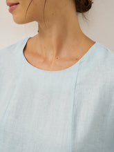 Load image into Gallery viewer, 100% Linen Vintage A-Line Button Detail Maxi Dress AMIN