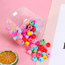 Load image into Gallery viewer, 100Pcs Cute Candy Colors Plastic Hairpins Mini Hair Claw Clips Hair Braids Maker Beads Headwear Gorgeous Hair Accessories For Women