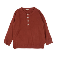 Load image into Gallery viewer, Contrast Half Button Down Sweater