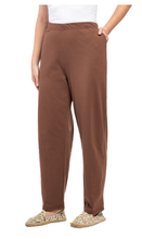 Load image into Gallery viewer, Women's Knit Pull on Pants - Cotton Blend with Flat Front waistband