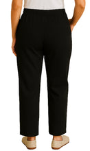 Load image into Gallery viewer, Women's Knit Pull on Pants - Cotton Blend with Flat Front waistband
