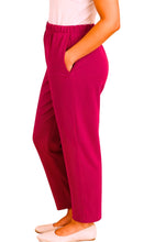 Load image into Gallery viewer, Women's Knit Pull on Pants - Cotton Blend with Flat Front waistband