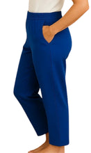 Load image into Gallery viewer, Women's Knit Pull on Pants - Cotton Blend with Flat Front waistband