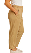Load image into Gallery viewer, Women's Knit Pull on Pants - Cotton Blend with Flat Front waistband