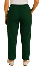 Load image into Gallery viewer, Women's Knit Pull on Pants - Cotton Blend with Flat Front waistband