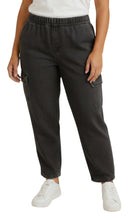 Load image into Gallery viewer, Women's Elastic Stretch Waist Casual Denim Pull-on Cargo Pants