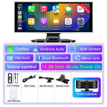 Load image into Gallery viewer, Dash Cam 10.11.26" with 4K Resolution and GPS