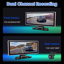 Load image into Gallery viewer, Dash Cam 10.11.26" with 4K Resolution and GPS