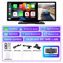 Load image into Gallery viewer, Dash Cam 10.11.26" with 4K Resolution and GPS