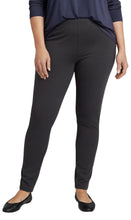 Load image into Gallery viewer, Women's Premium Cotton Stretch High-Waisted Black Leggings - Dressy Comfort in an Everyday Essential