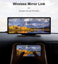 Load image into Gallery viewer, 4K 10.26'' Mirror Dash Cam w/ Carplay & Android Auto