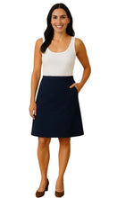 Load image into Gallery viewer, Women's Pull on Skort in Twill with Elastic Waist and Front Pockets