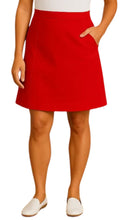 Load image into Gallery viewer, Women's Pull on Skort in Twill with Elastic Waist and Front Pockets