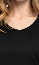 Load image into Gallery viewer, Women's Perfect Short-Sleeve V-Neck Tee Shirt - Cotton blend and Wrinkle Resistant